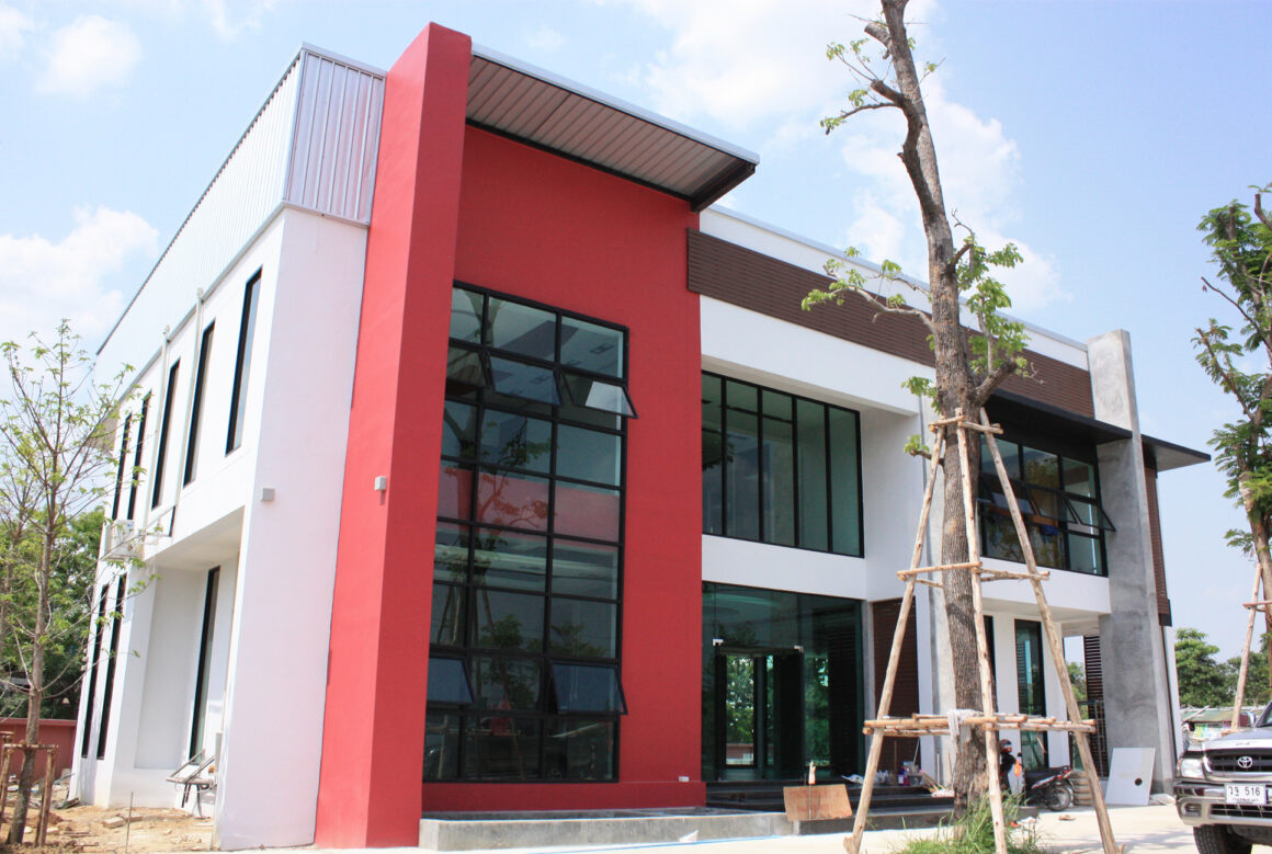Building-52-01 อาคารสำนักงาน 2 ชั้น บริษัท ยูเนี่ยน อินทราโก้ จำกัด (มหาชน)